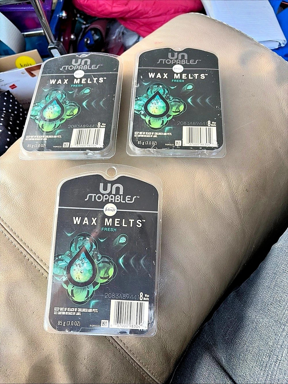 Lot of UN Stoppables Wax Melts Fresh Green8 melts in each package. New sealed!